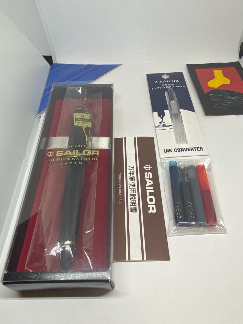 【廃番・金ニブ・おまけ付】セーラー/プロフィット シータ/万年筆（細）/FP/黒