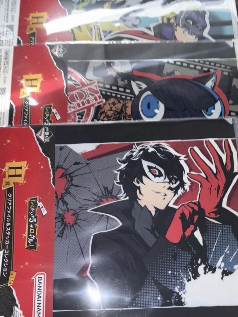 ペルソナ5ザ・ロイヤル一番くじ A賞主人公 B賞明智吾郎 H賞セミコンプ G賞