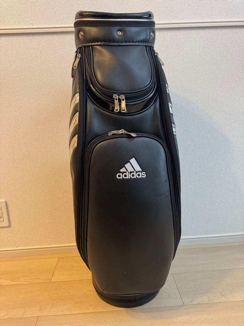 adidas ブラック キャディバッグ