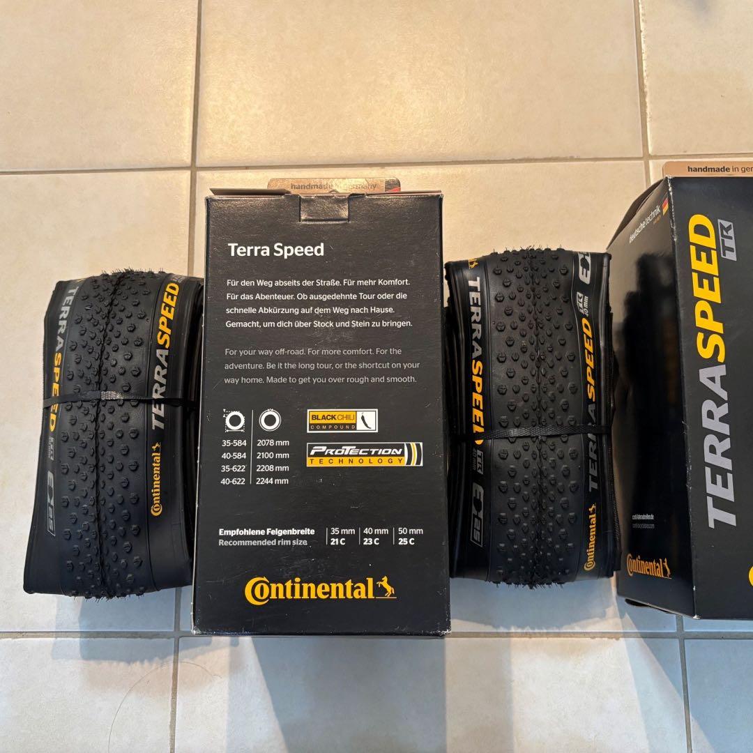 2本セット●コンチネンタル700x40C●テラスピードプロテクション黒