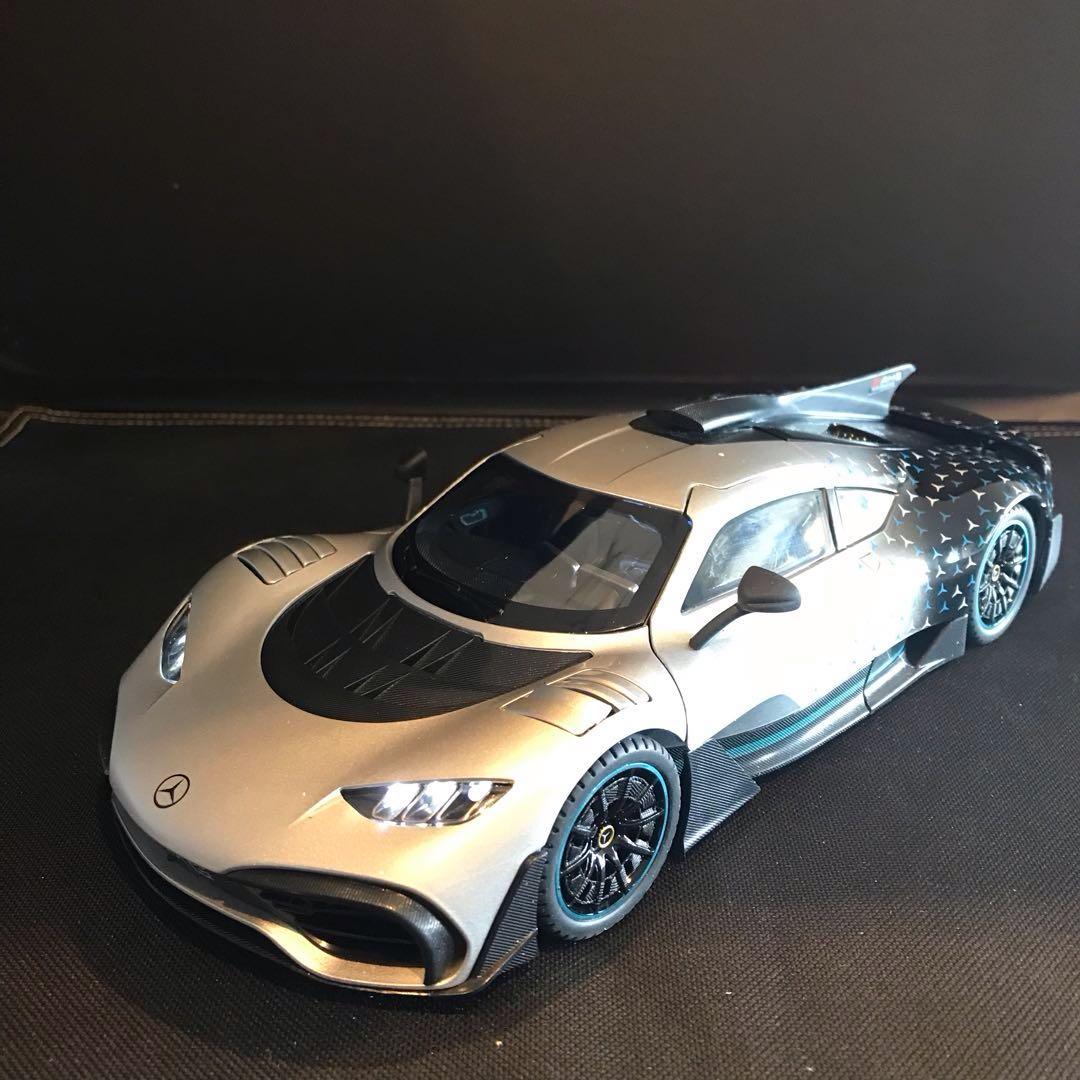 ミニカー4台、Ferrari812/SF90XX, AMG one, SVJ64