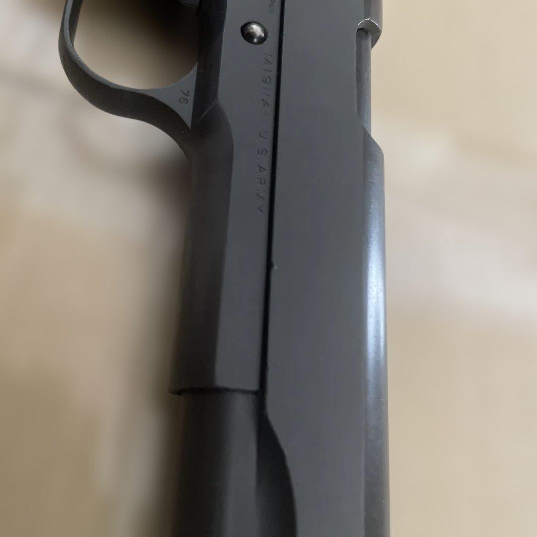 1911スタイルガスガン 木製グリップ日本製プラスチック製品
