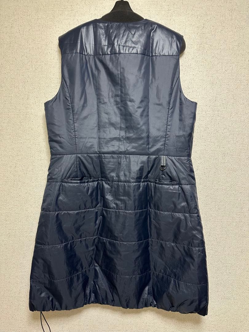 大きいサイズ・ランバンスポール44・ゴルフワンピースネイビー