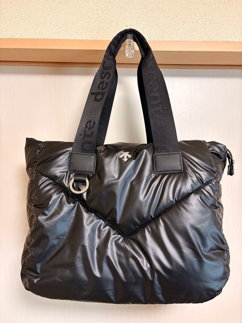 DESCENTE バッグセット 黒 ピンク