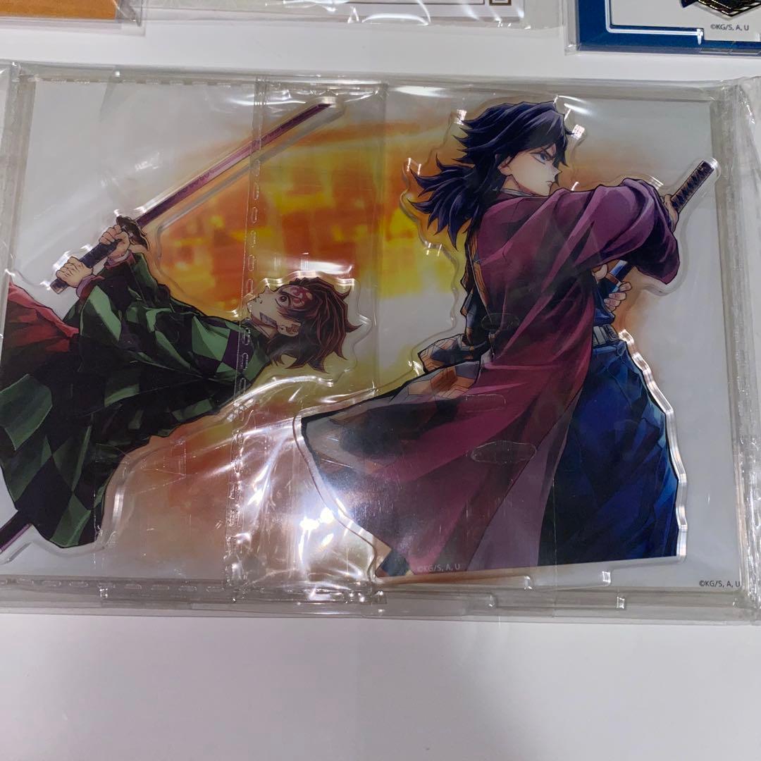 鬼滅の刃　富岡義勇　アクリルスタンド　繋ぐ　C賞 箔押し　京まふ　竈門炭治郎