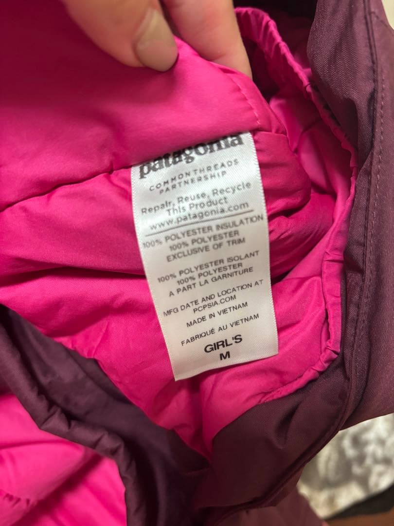 【Patagonia】 スキーウェア上下セット (girl's M)