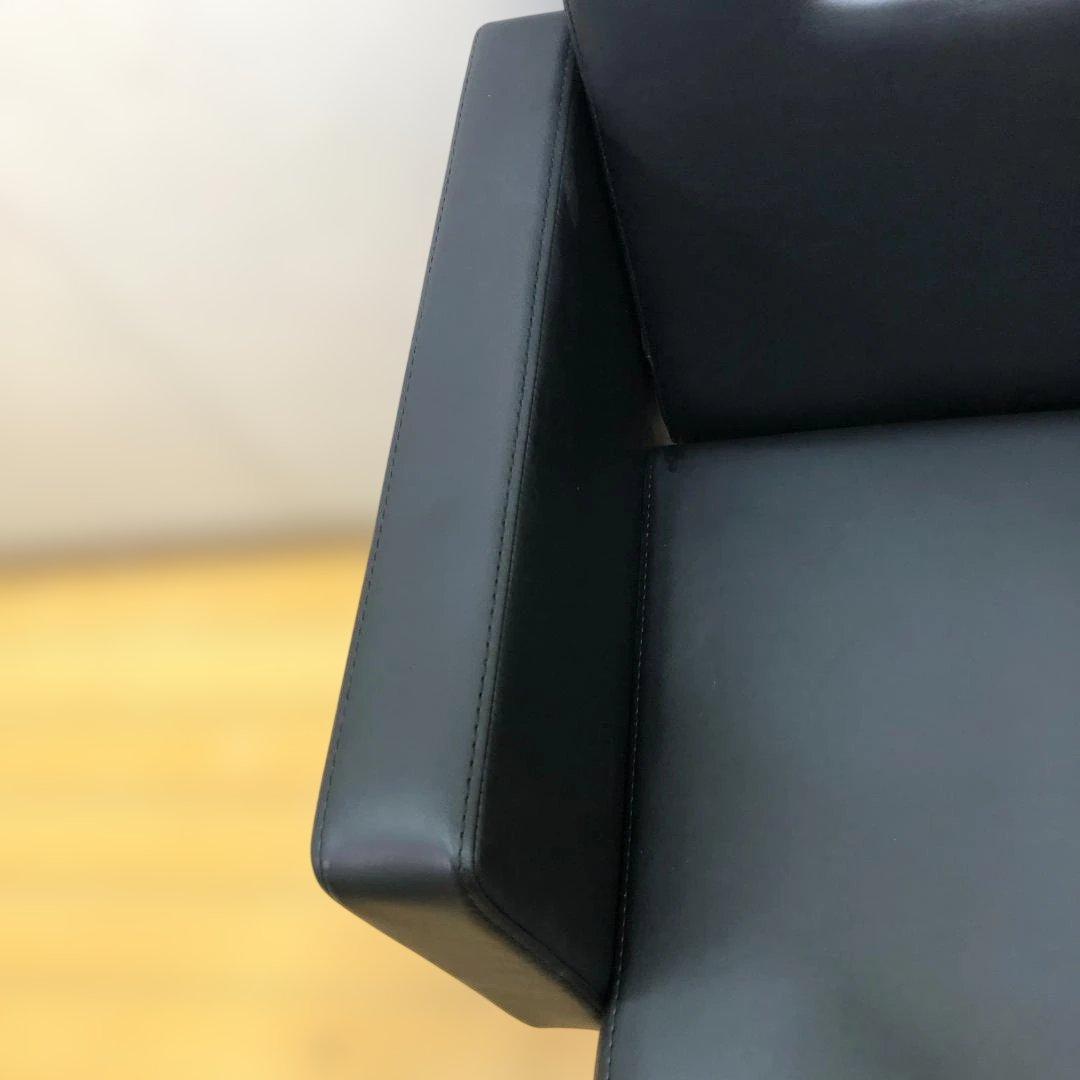 美品 バックシャンプー用 油圧昇降 ブラック 美容室 ヘッドスパ 112930