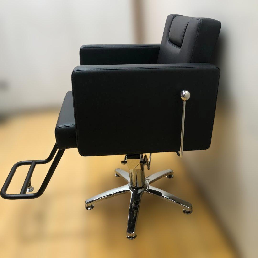 美品 バックシャンプー用 油圧昇降 ブラック 美容室 ヘッドスパ 112930