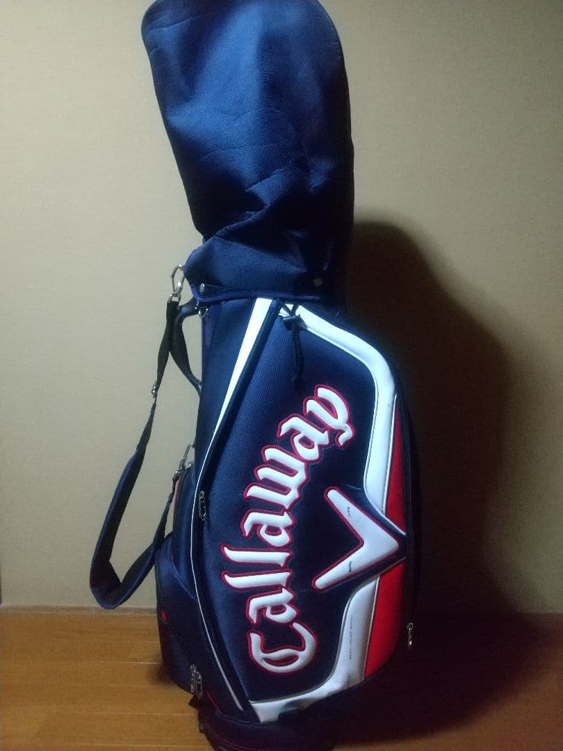 Callaway キャディバッグ ネイビー/ホワイト/レッド