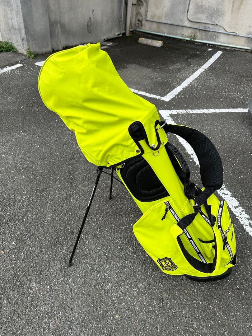 JACK BUNNY 蛍光イエロー スタンドバッグ