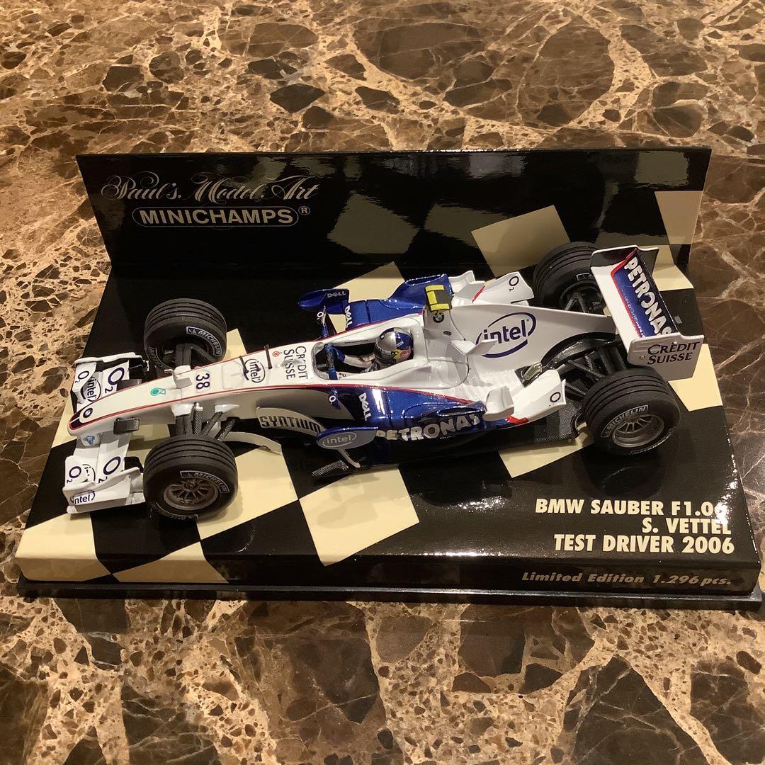 ミニチャンプス F1 1/43 ザウバー ベッテル テストドライバー