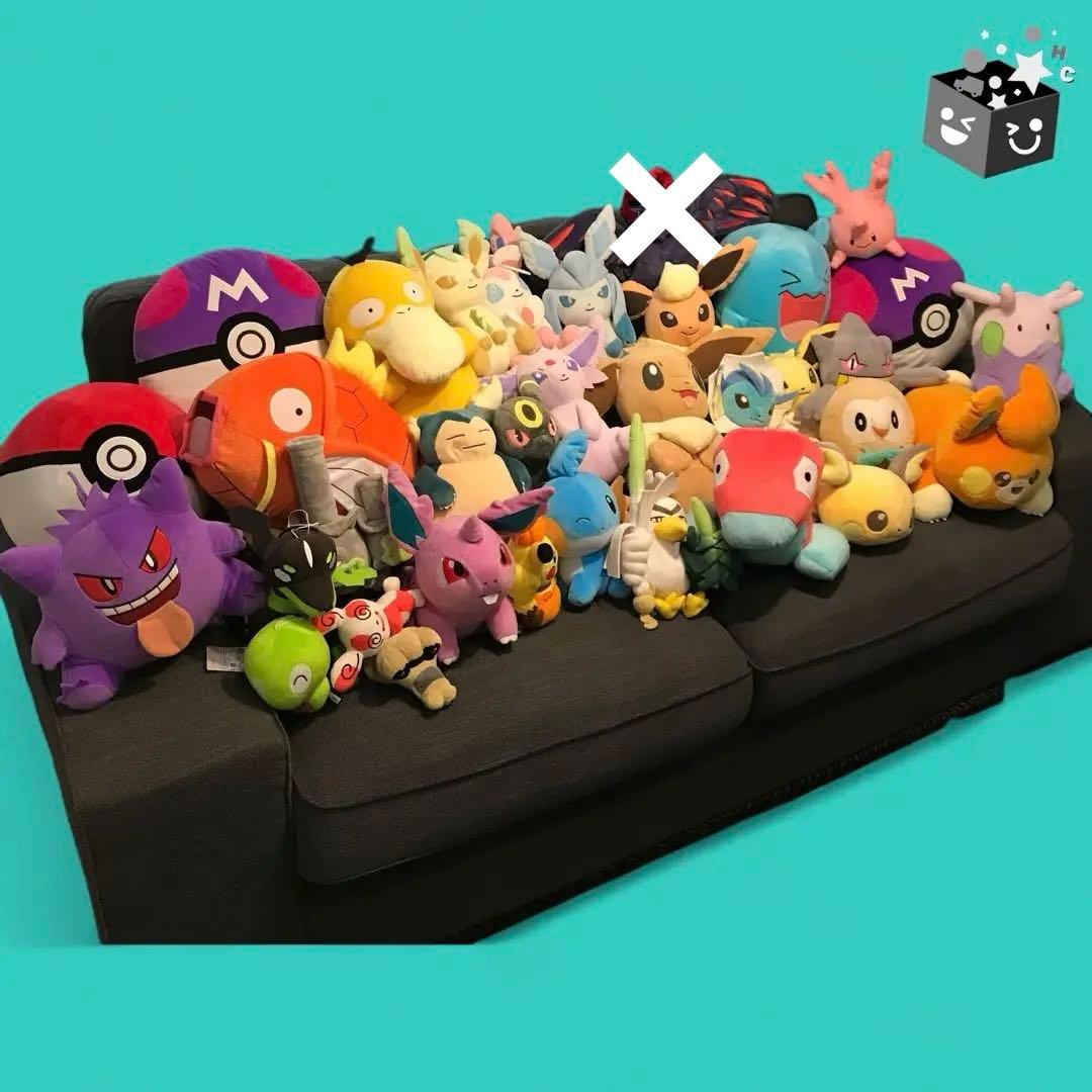 ポケモンぬいぐるみ　大量セット　ブイズ　マスターボール　No.B115