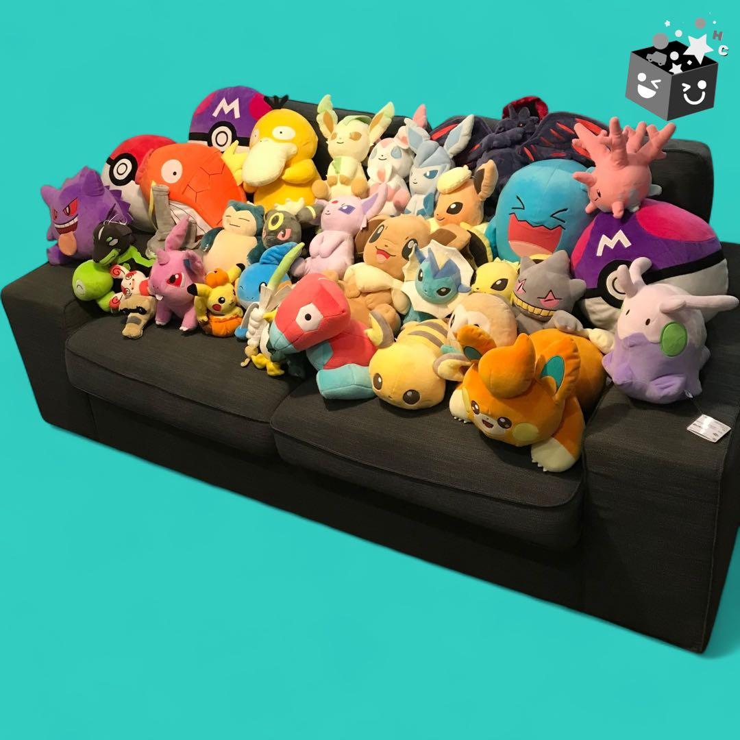 ポケモンぬいぐるみ　大量セット　ブイズ　マスターボール　No.B115