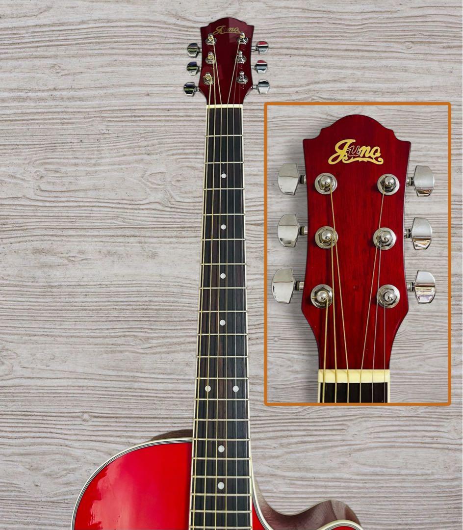 （美品）Juno EA-50C エレアコ ワインレッド色