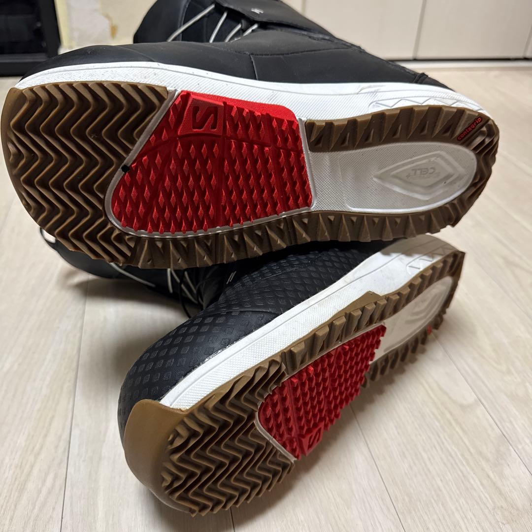 Salomon スノーボードブーツ ブラック/レッド