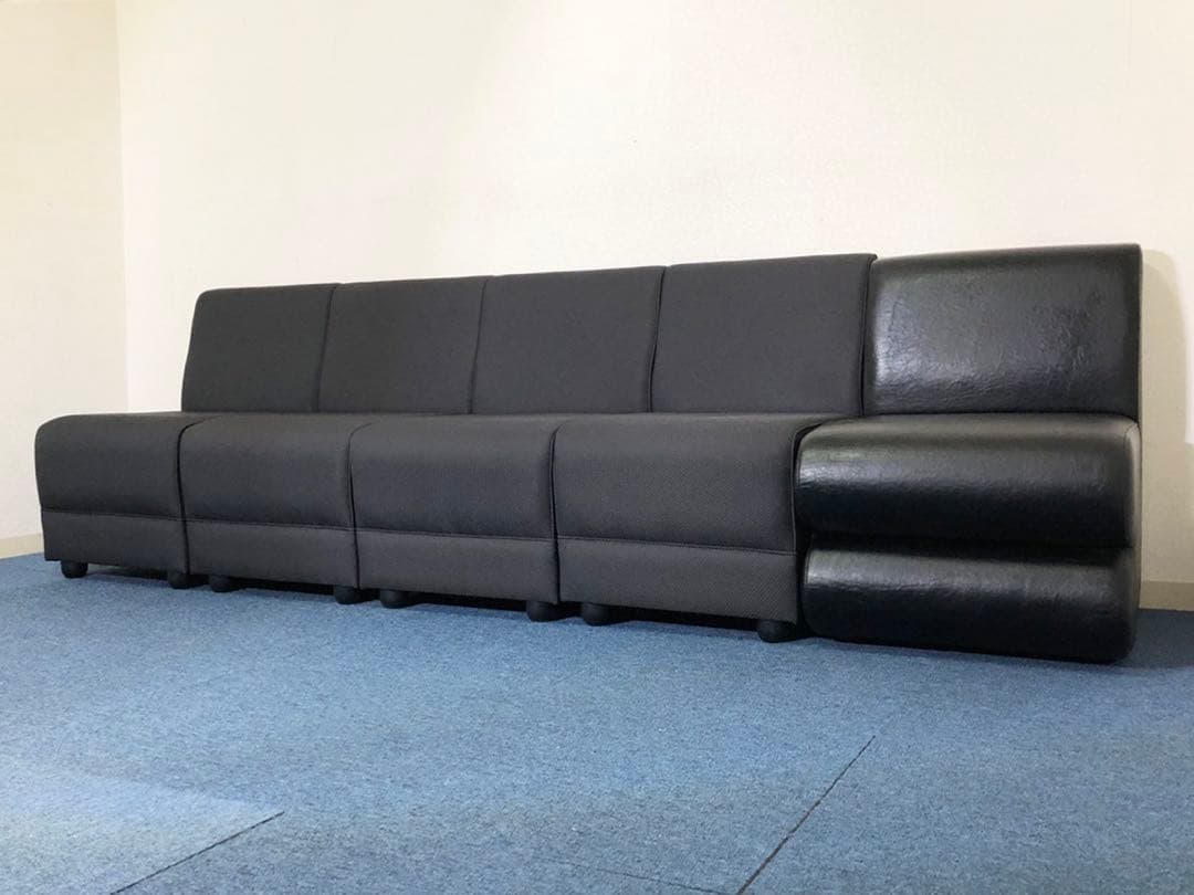 パブリック1人掛けソファ5個セット 美品 独立タイプ応接ソファ・ロビーチェア