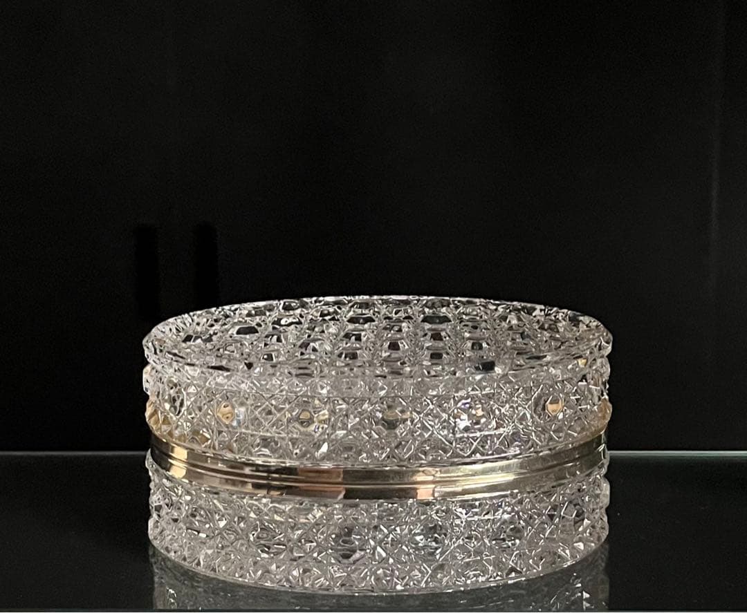 Baccarat バカラ/※1kgオーバー 大型 ジュエリーボックス　ディアマン