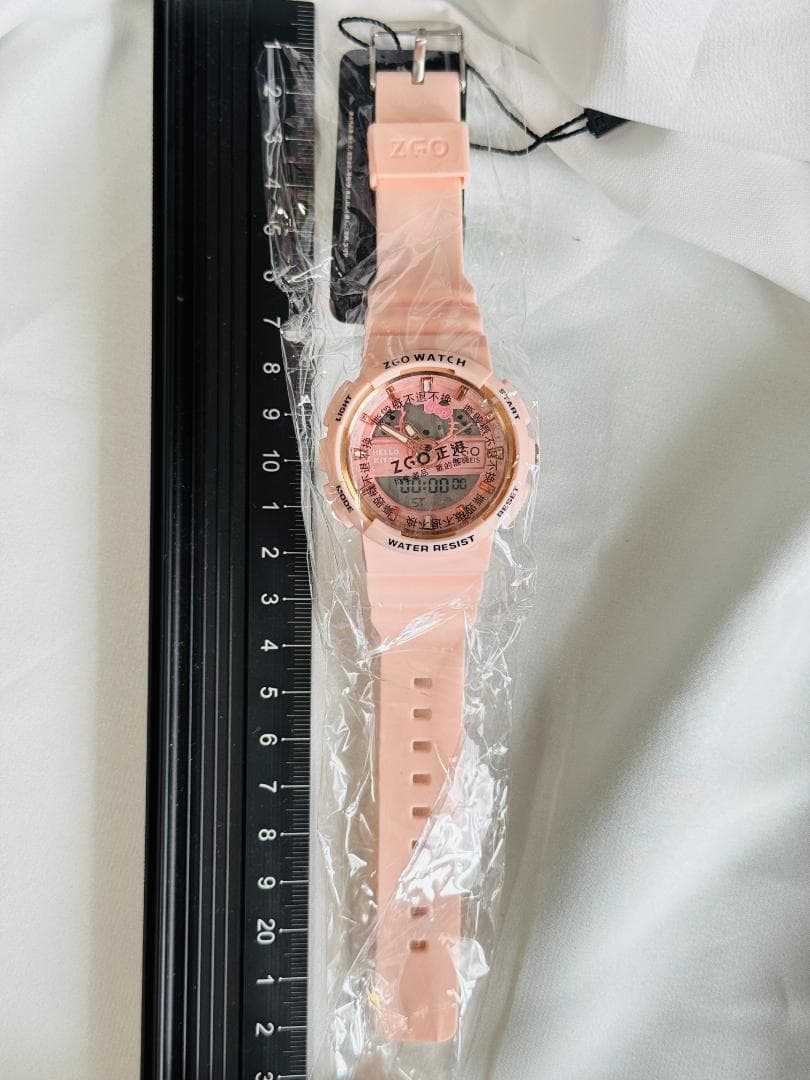 ハローキティ ピンク サンリオ Gショック風 腕時計 限定 海外 コラボ