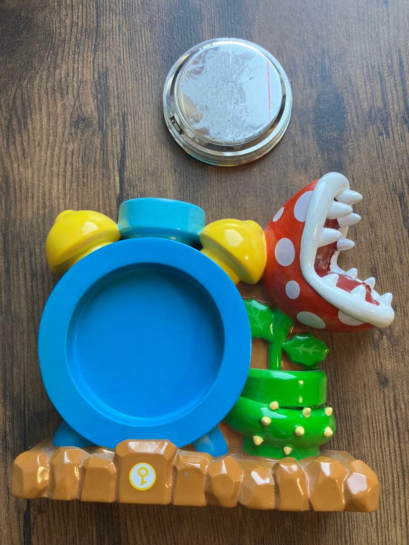 マリオ　置き時計　パックンフラワー　usj　フィギュアクロック