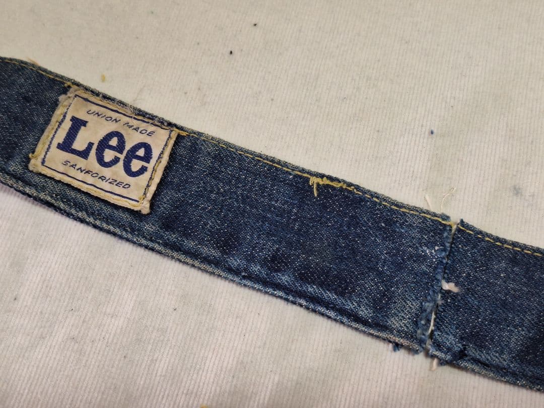 50's UNION MADE BY Lee ヴィンテージ スクラップ 当時物