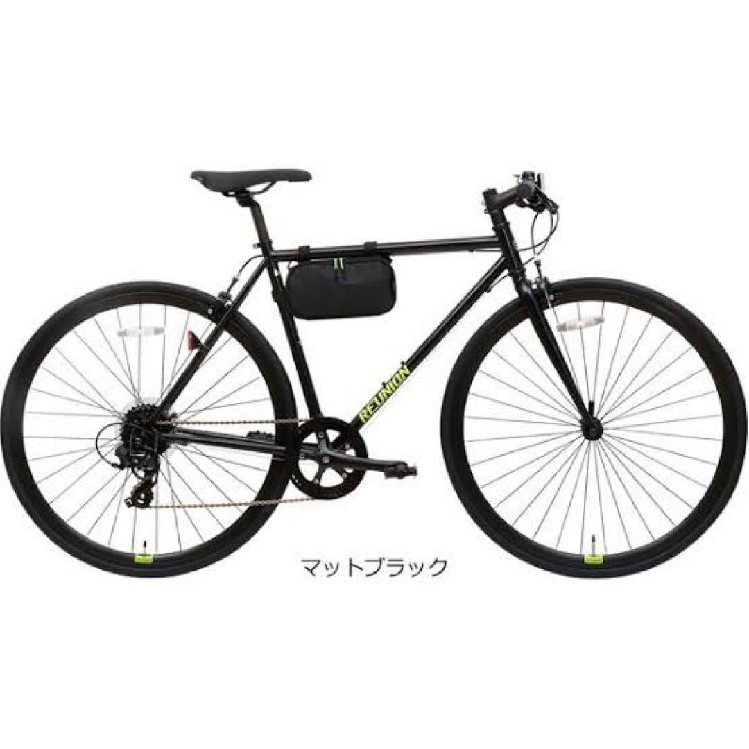 ⚠️1/24まで最終半額⭐️超美品⭐️REUNIONクロスバイク 460マットブラック