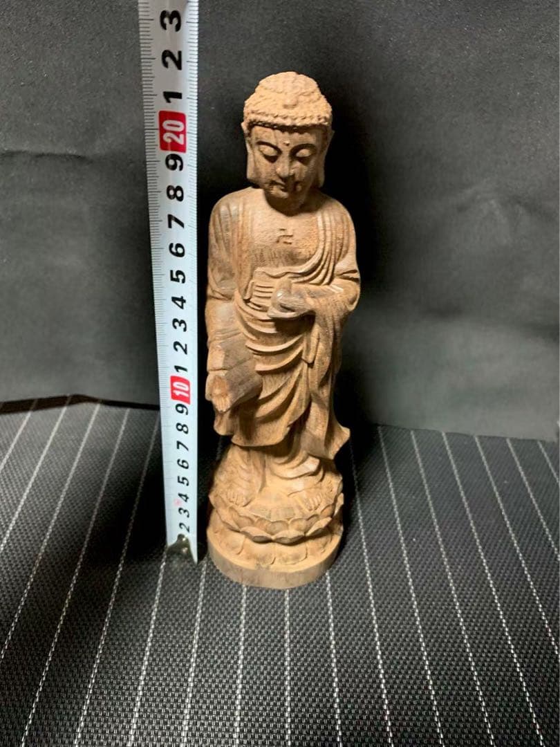 沈香木製仏像 約20cm