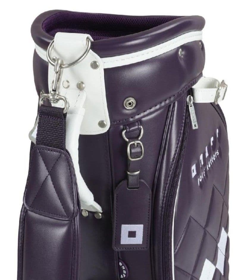 【新品】オノフ レディース　キャディバッグ 5口　パープル