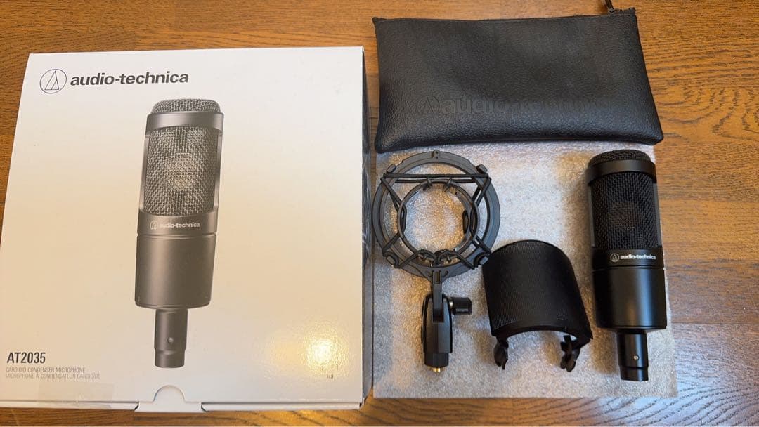 【美品】audio-technica AT2035 コンデンサーマイク