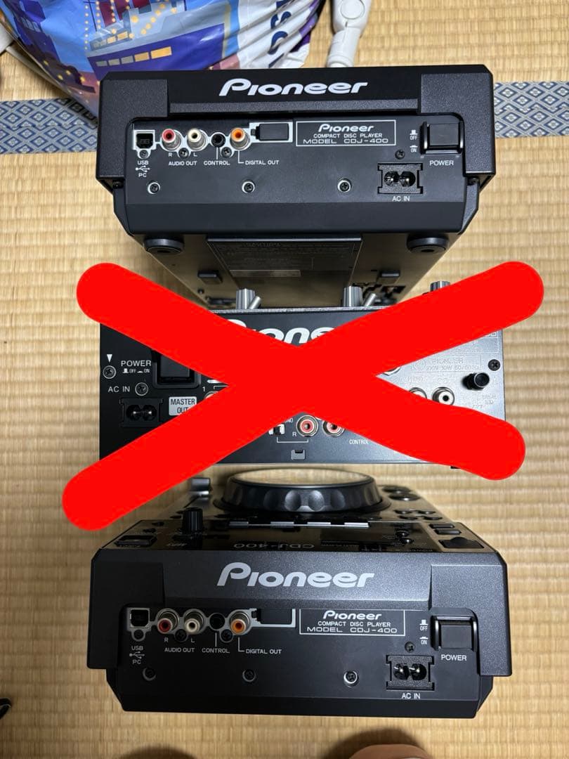 Pioneer CDJ-400 パイオニア DENON ヘッドホン