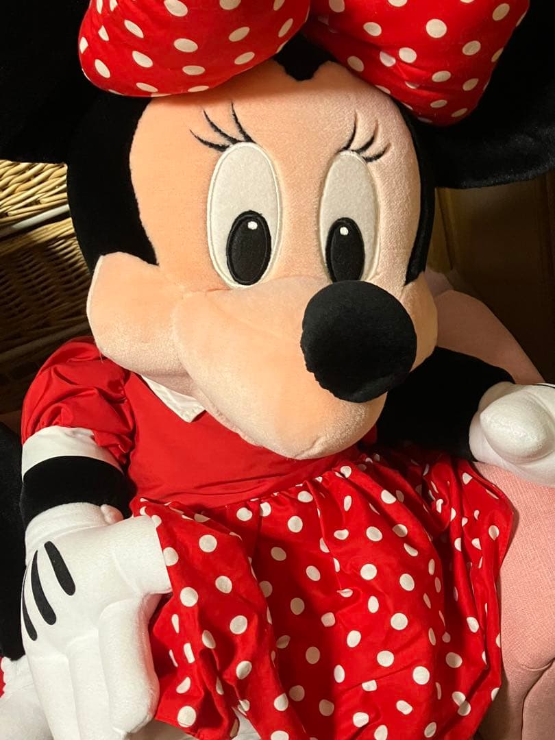 アメリカアナハイムディズニーで購入はミッキー＆ミニー超特大ぬいぐるみ