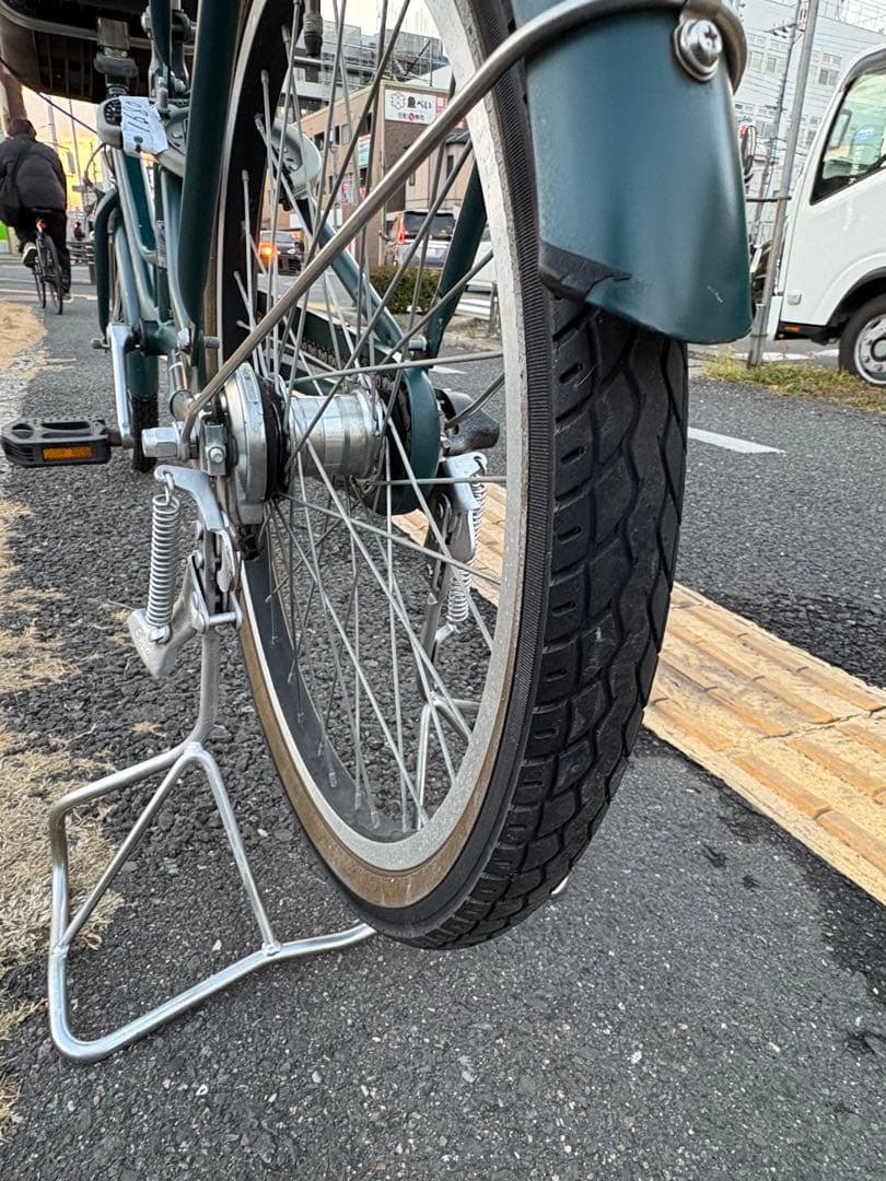 中古非電動　3人乗り対応自転車　内装3速オートライト
