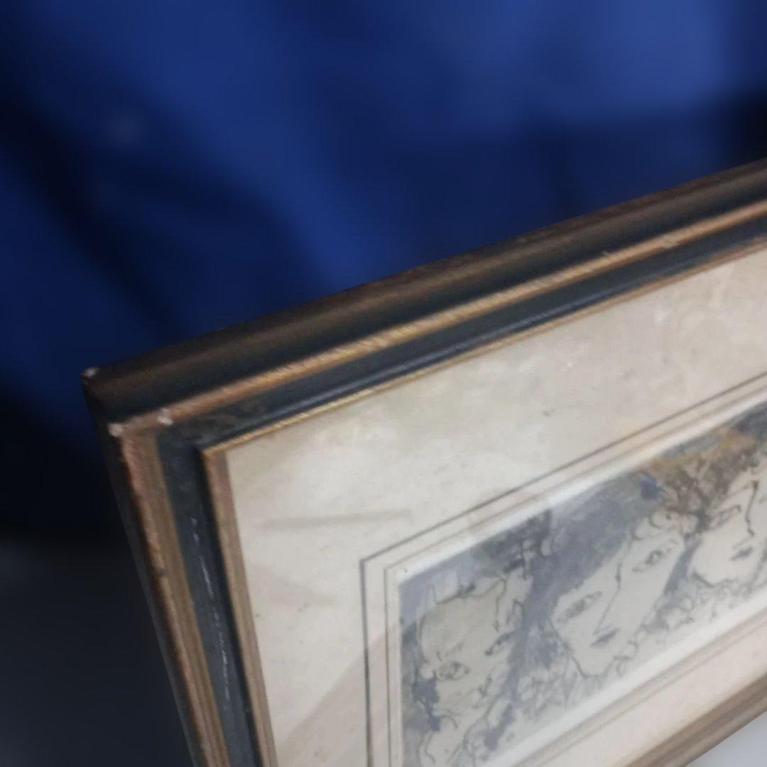 5674)此木三男（このきみつお） 銅版画（エッチング）「tタイトル？」EA