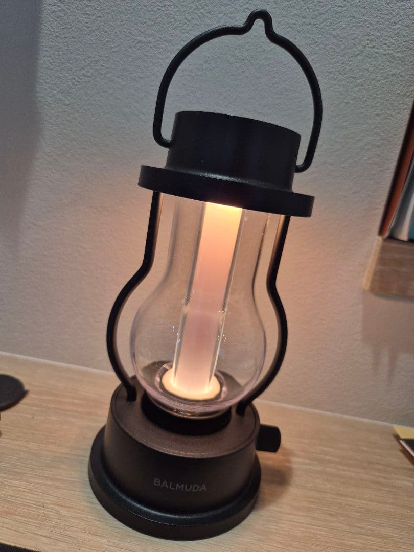 バルミューダ ザ・ランタン ブラック LED&アンドナット ランタンケース