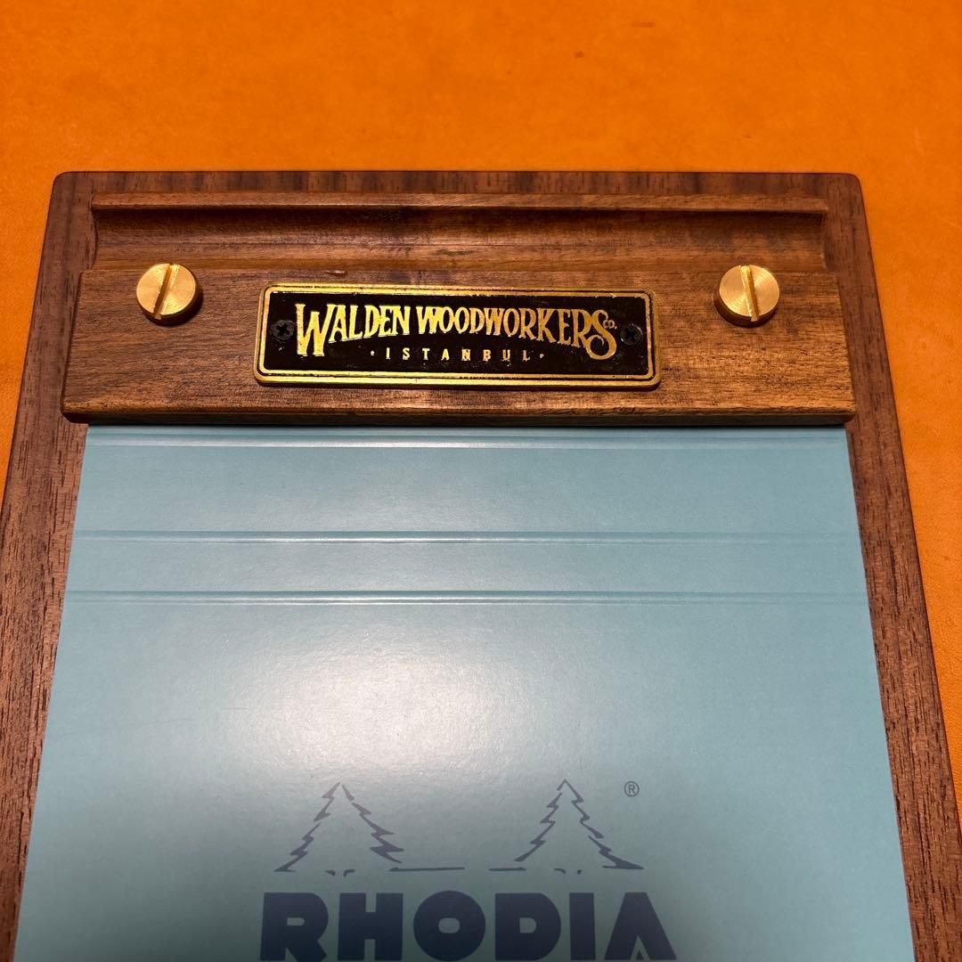 ファイル・バインダー・ケース Walden Woodworkers The Note Board Walnut