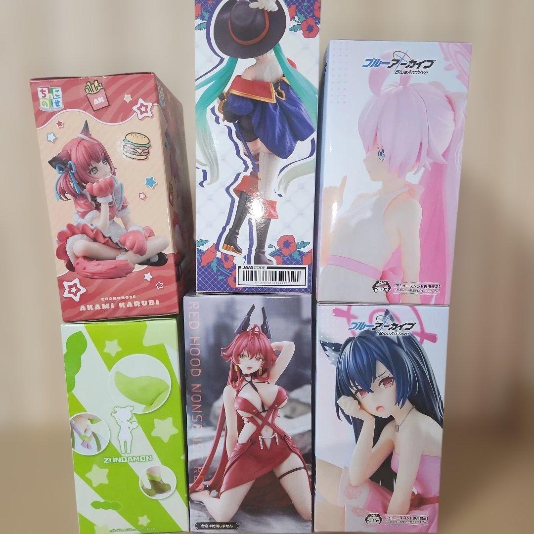 ブルアカ　初音ミク　YouTuber　NIKKE　#白るまんどのフィギュア