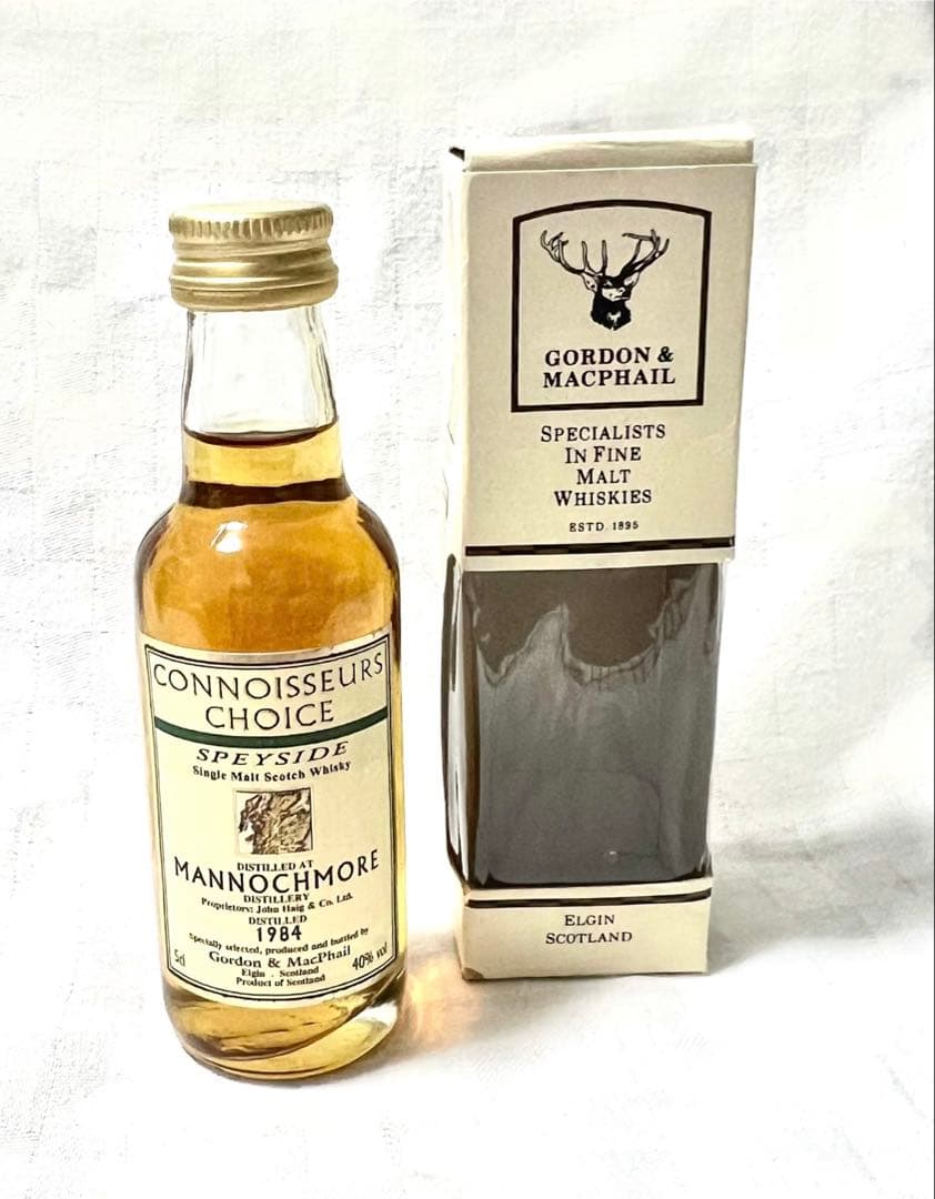 GORDON&MACPHAILミニボトル スコッチウィスキー1974 /1984