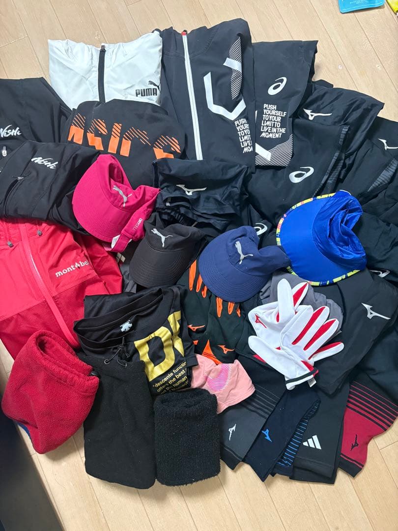 カッパ・小物付き！！ランニング36点セット！！！