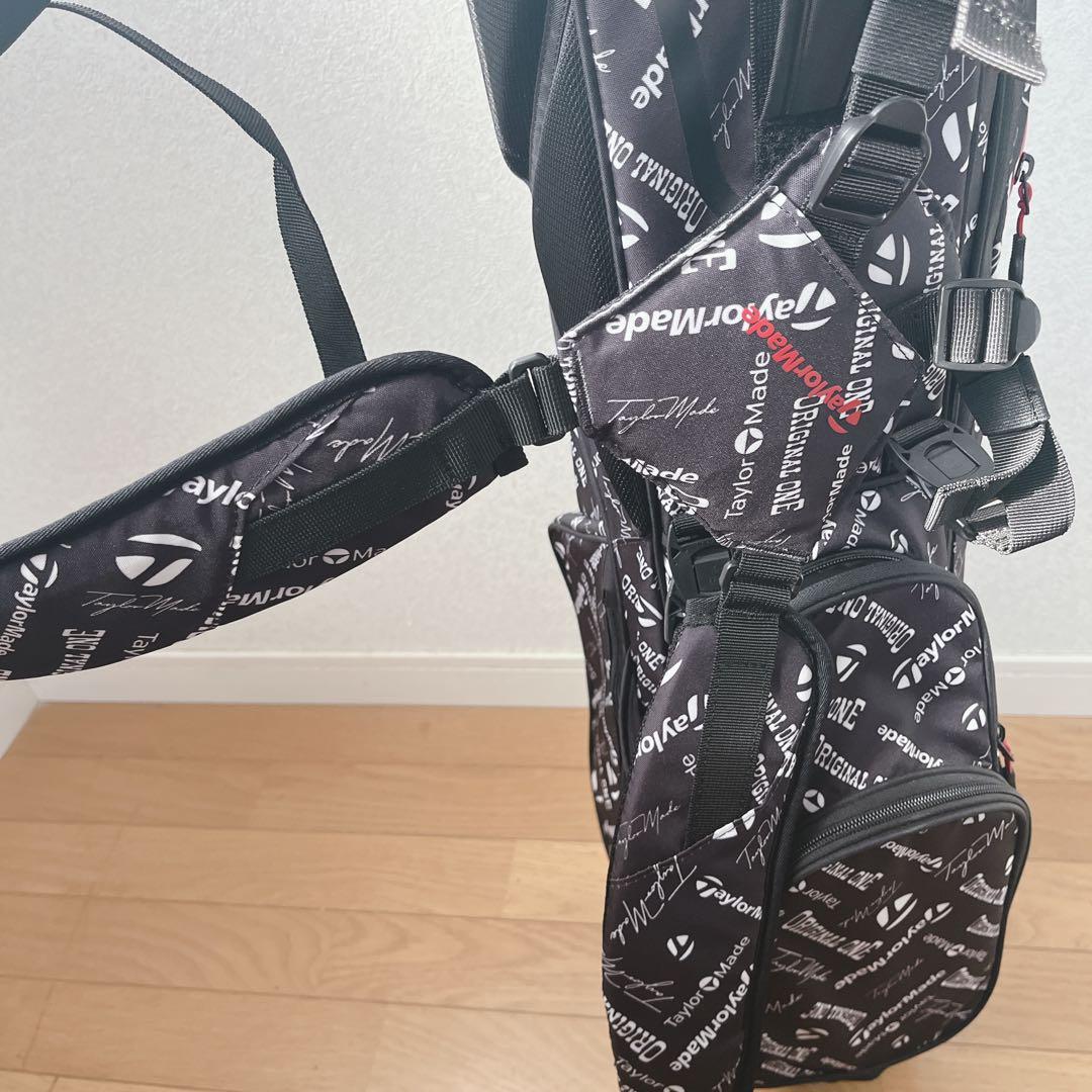 K089 美品 TaylorMade テーラーメイド スタンド式キャディバッグ