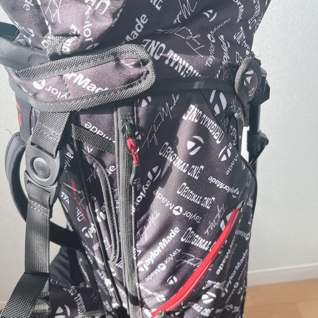 K089 美品 TaylorMade テーラーメイド スタンド式キャディバッグ