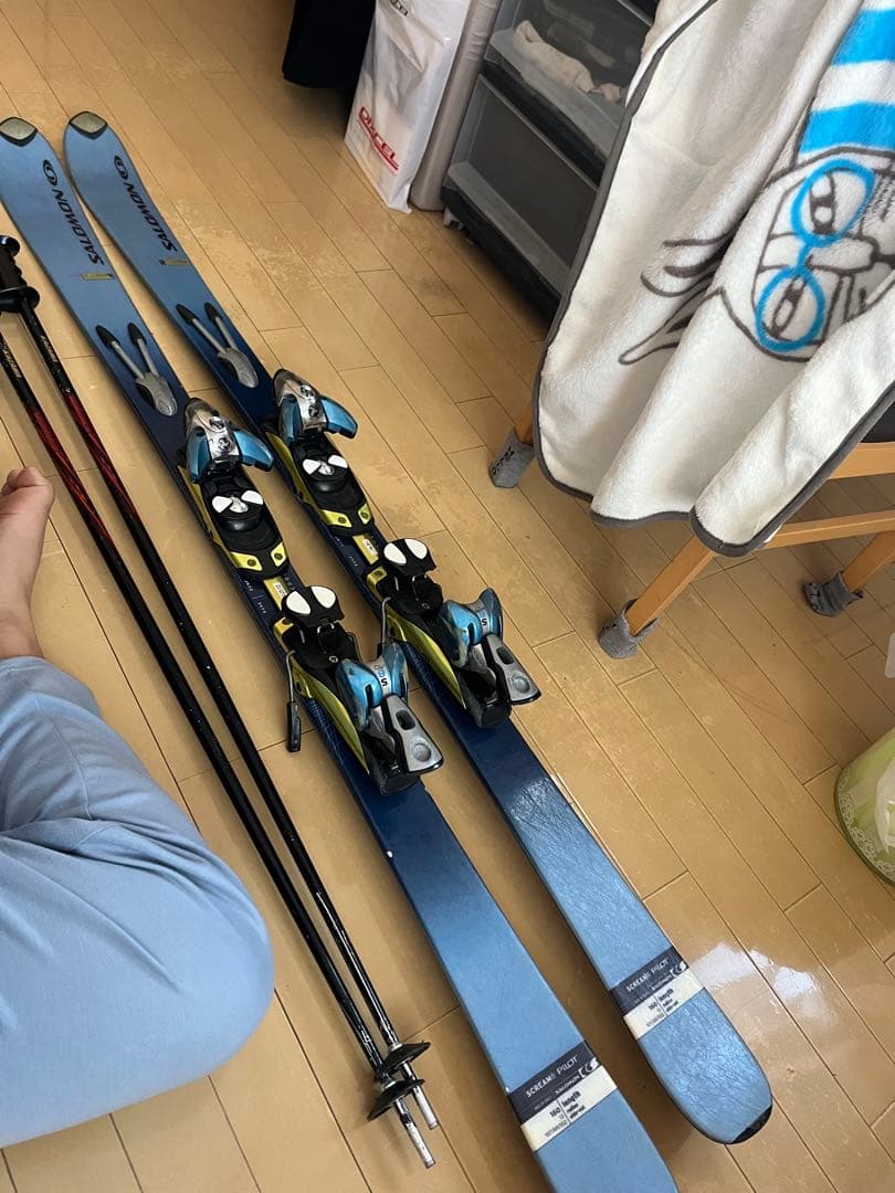 サロモン スキー板 SCREAM 8 160cm / KAZAMA ストック