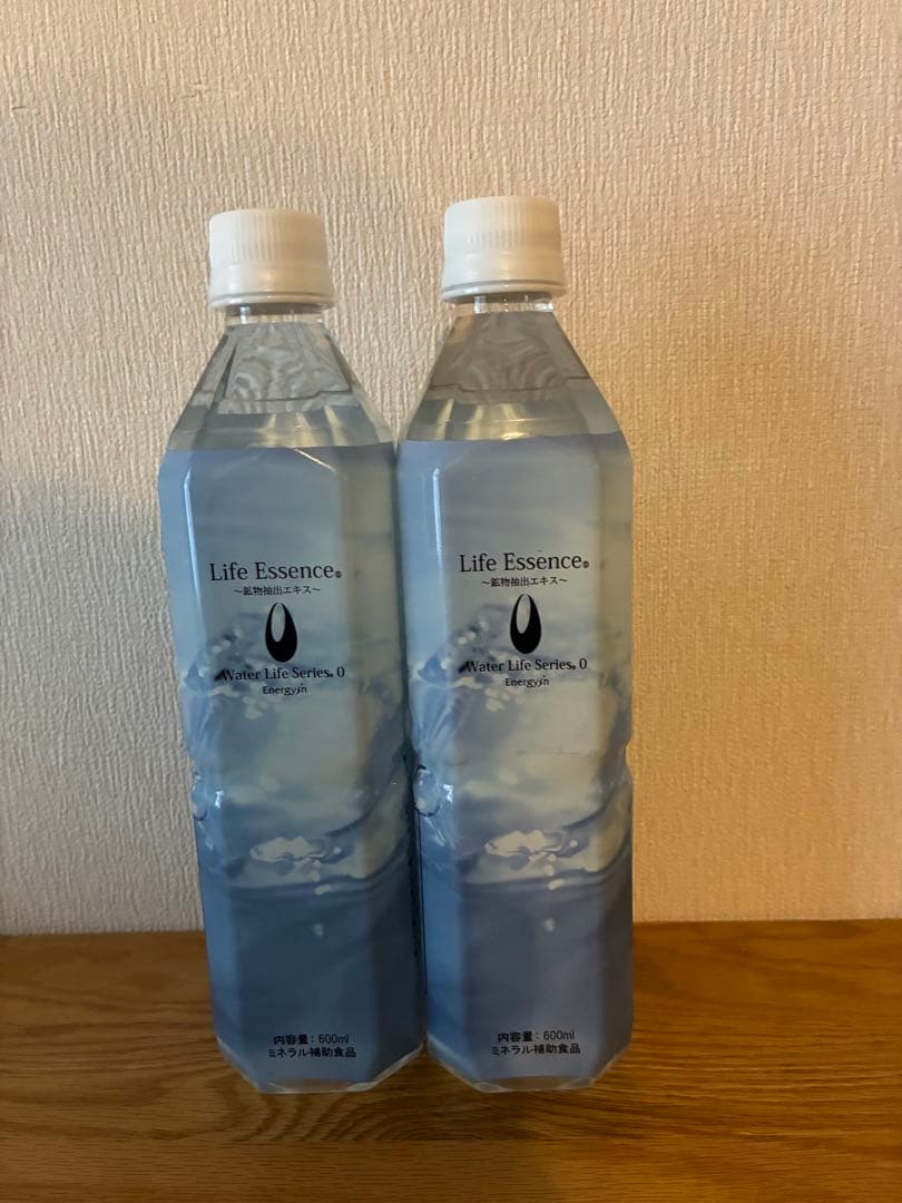 600mlのLife Essenceミネラルウォーター