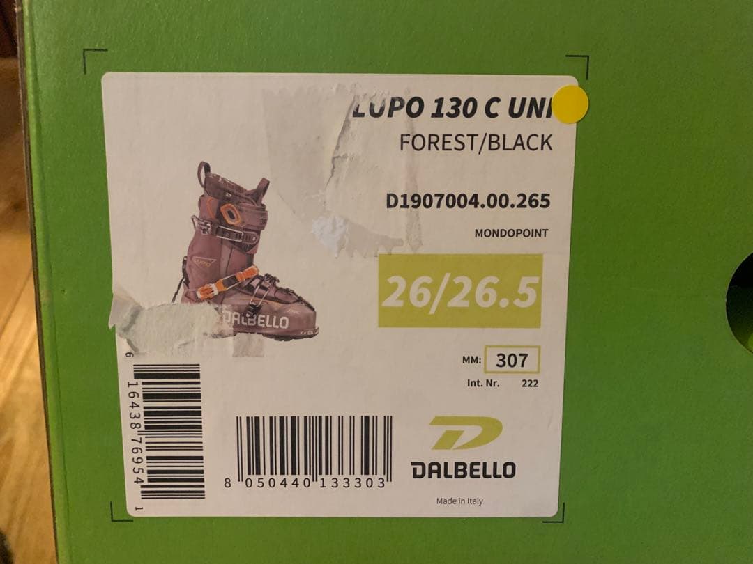 DALBELLO ダルベロ Lupo 130C スキーブーツ 26.5