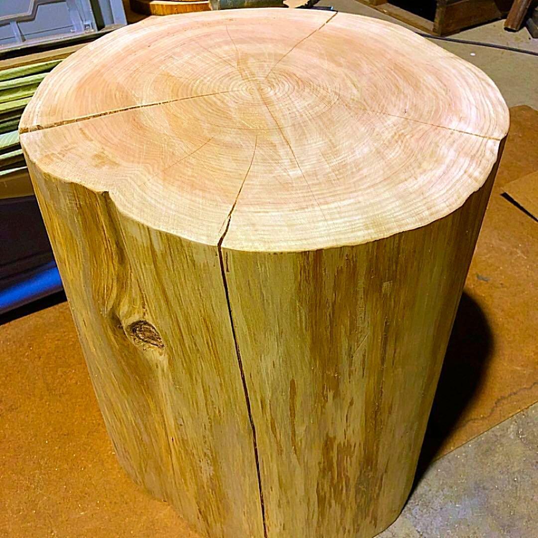 最上級　巨大ヒノキ  丸太椅子！　AAA