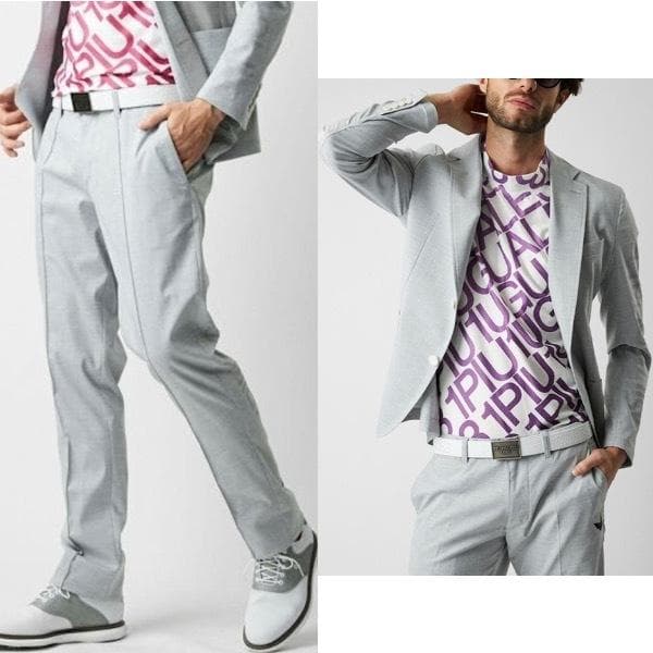 極美品、1PIU1UGUALE3、スーツ上下、戸賀敬城、ストレッチ、日本製