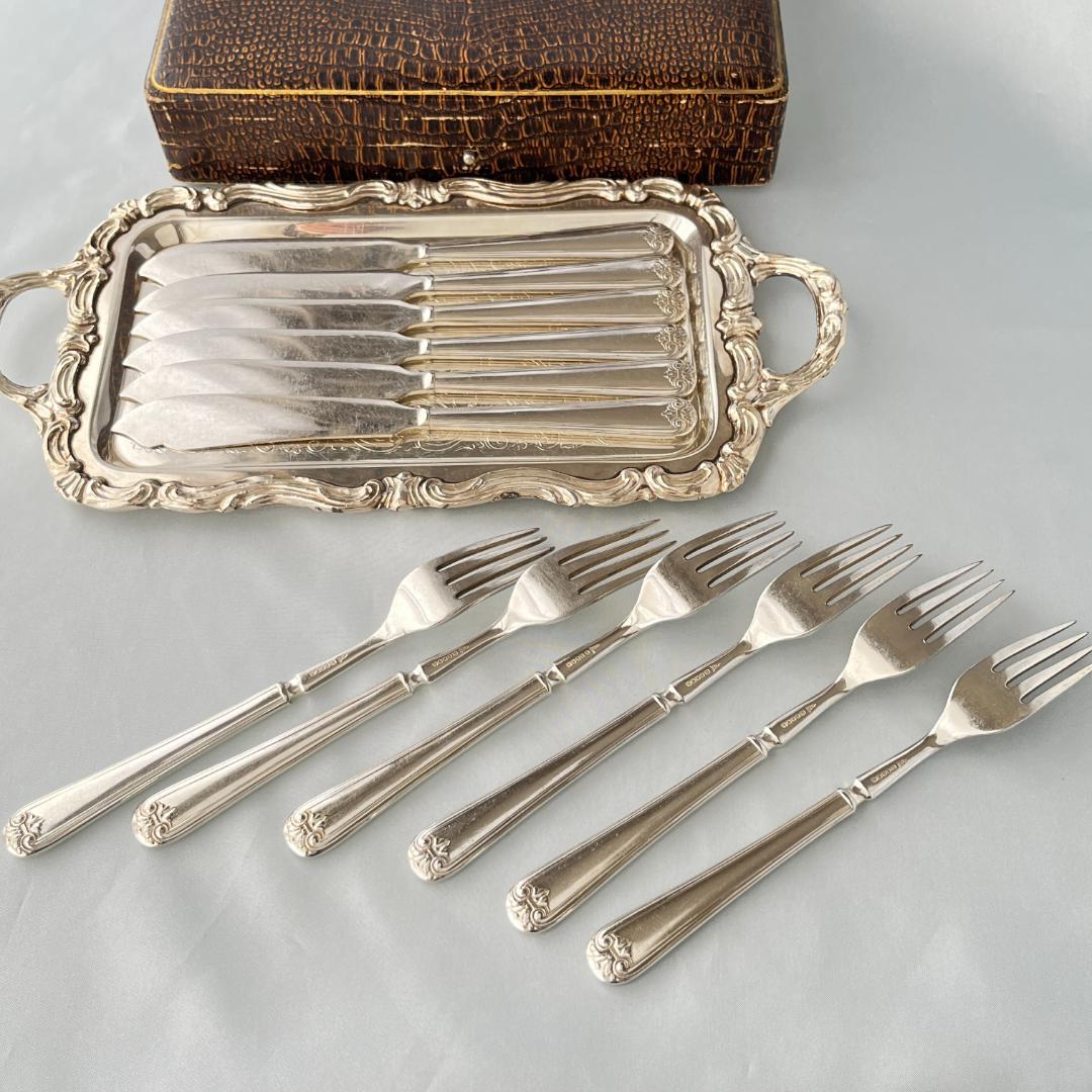 【Walker & Hall】カトラリーセットナイフ / フォーク