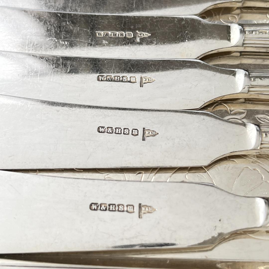【Walker & Hall】カトラリーセットナイフ / フォーク
