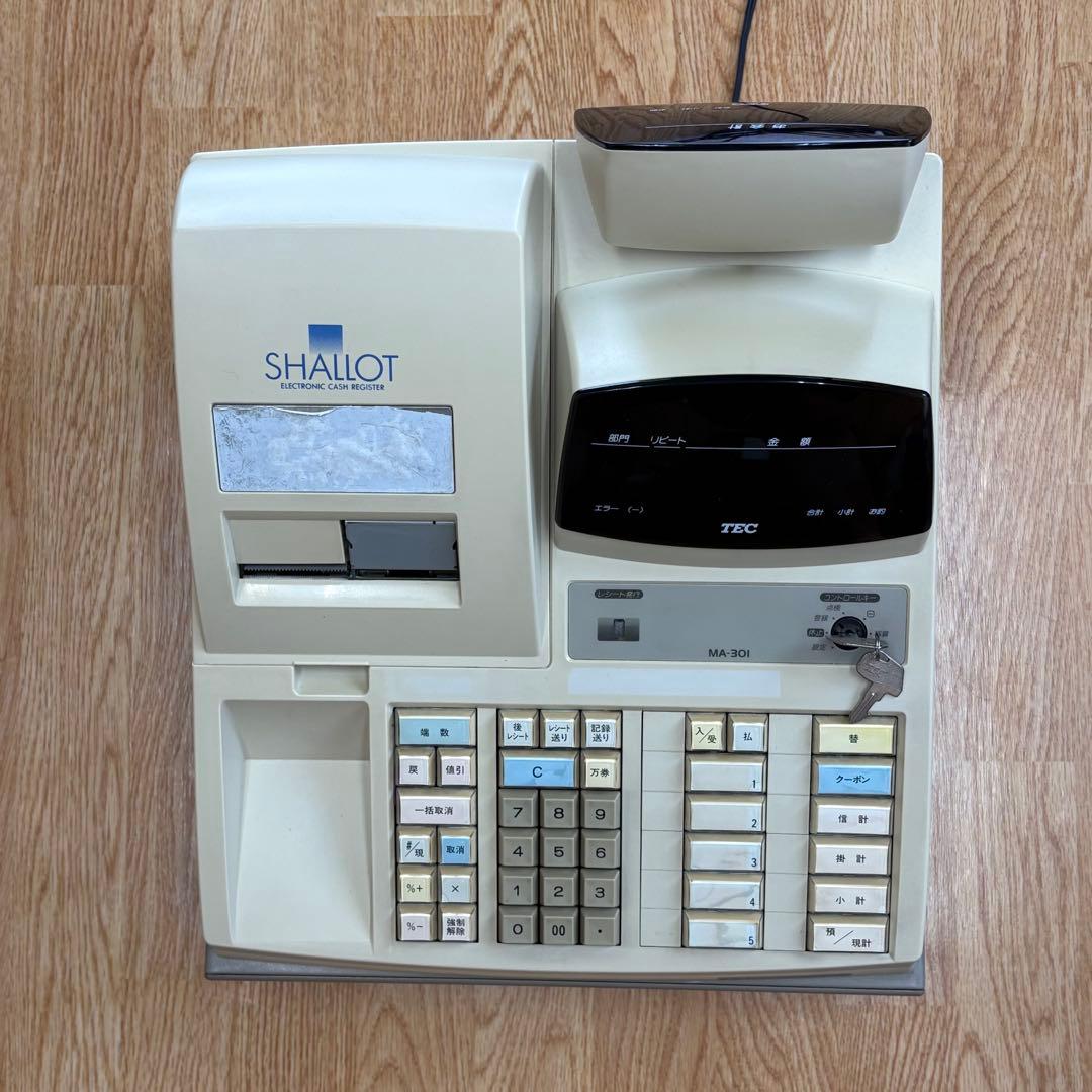 【値下可】SHALLOT MA-301 レジスター レシートロール紙付