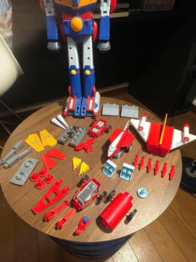 バンダイ 超電磁ロボ コン・バトラーV プラモデル 5機セット 組立済　筆塗り