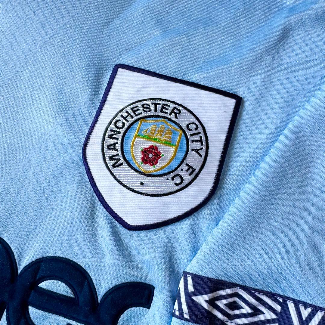 【ノエル・ギャラガー着用モデル】マンチェスターシティ ９３／９５（H）UMBRO