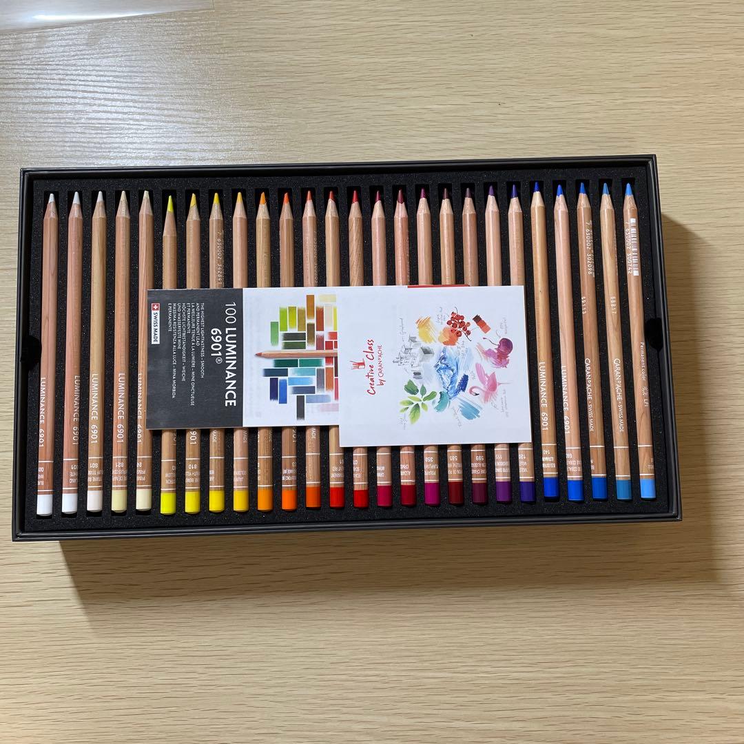 CARAN D'ACHE LUMINANCE 6901 100色セット